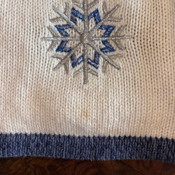 Classic Elements Christmas Plaid Blue Zip-Up Sweater - size 2XL - Picture 7 of 10